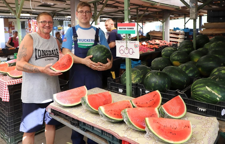 magyar dinnye búzatéri piac