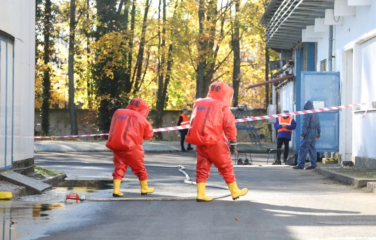 Katasztrófavédelem gyakorlat. Fotó: Juhász Ákos