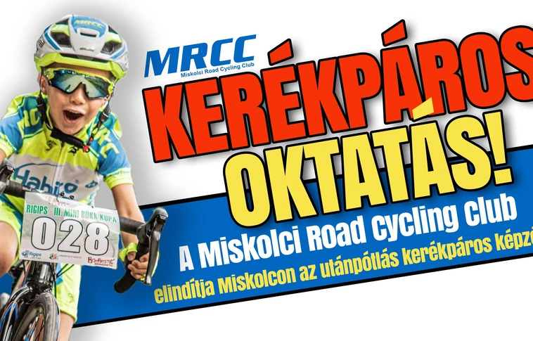 Az újszerű kerékpáros akció népszerűsítő plakátja. Fotó: magánarchívum