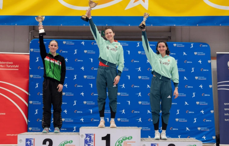 Guzi Blanka aranyéremmel indította szezonját. Fotó: magánarchívum