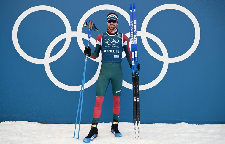 Büki Ádám élete első téli olimpiáján szerepelt. Fotó: MOB 