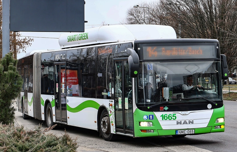 Miskolc 14-es busz MVK