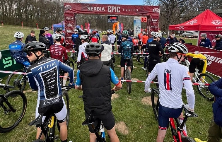 A rajt előtti pillanatok. Fotó: magánarchívum  