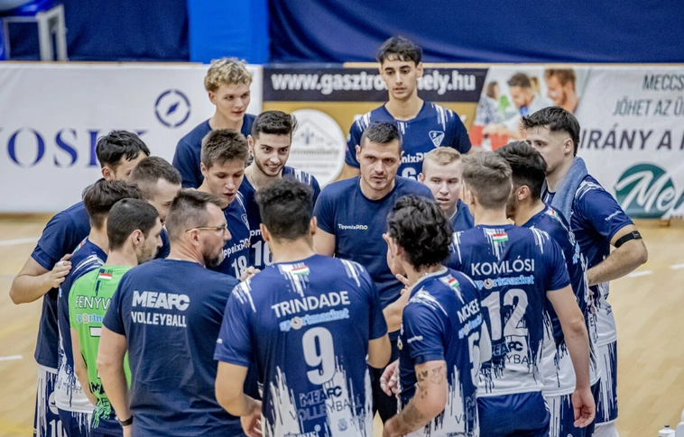 Három szettben veszített a MEAFC. Fotó: magánarchívum 