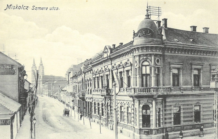 A miskolci ügyvédi kamara egykori székháza.