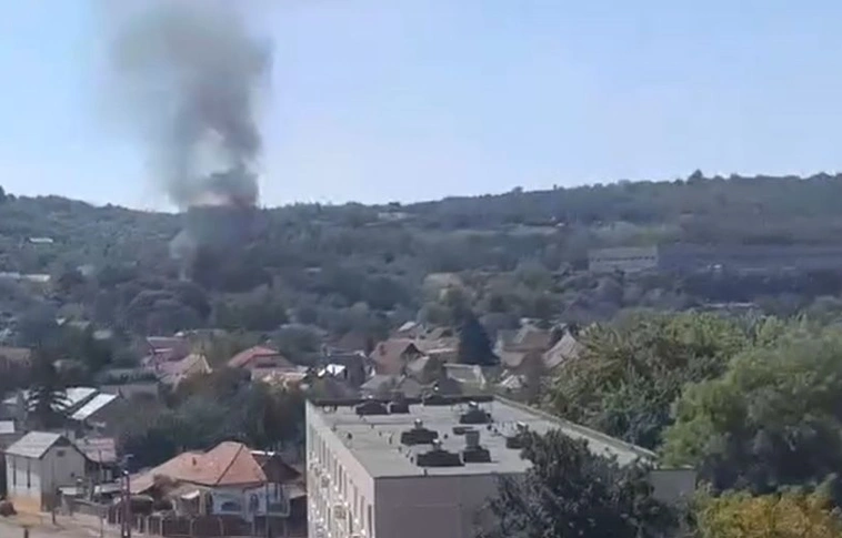tűz füst Miskolc Avas