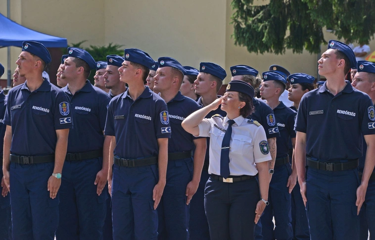 Eskütétel a Rendvédelmi Technikumban