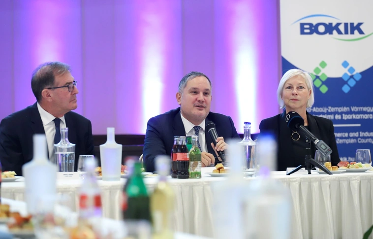 Nagy Márton nemzetgazdasági miniszter a Kopátsy Sándor Klubban