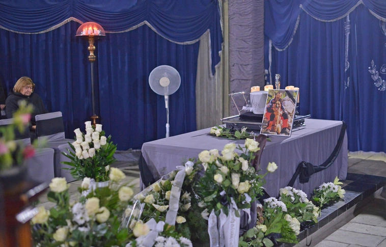 Lehoczki-Spider László búcsúztatója. Fotó: Osztie Tibor