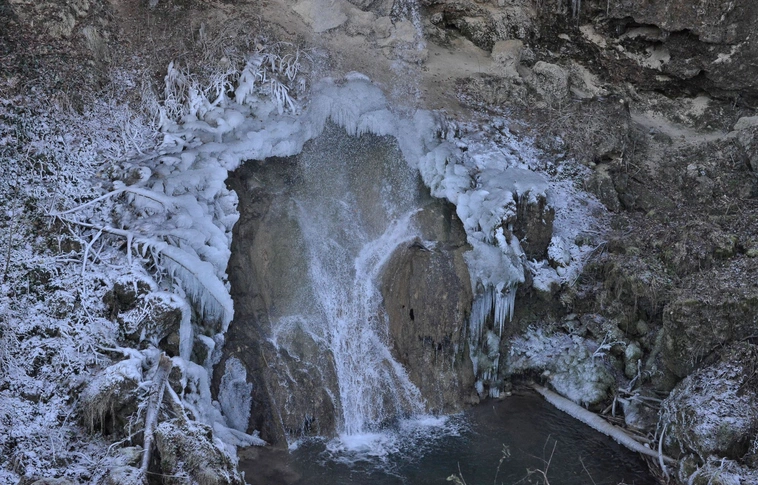 Fagy a vízesés
