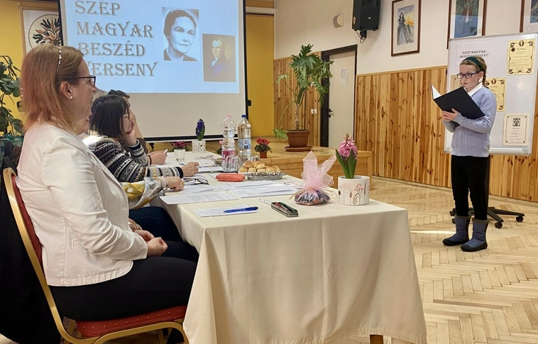 Szép magyar beszéd verseny. Fotó: Bujdos Tibor