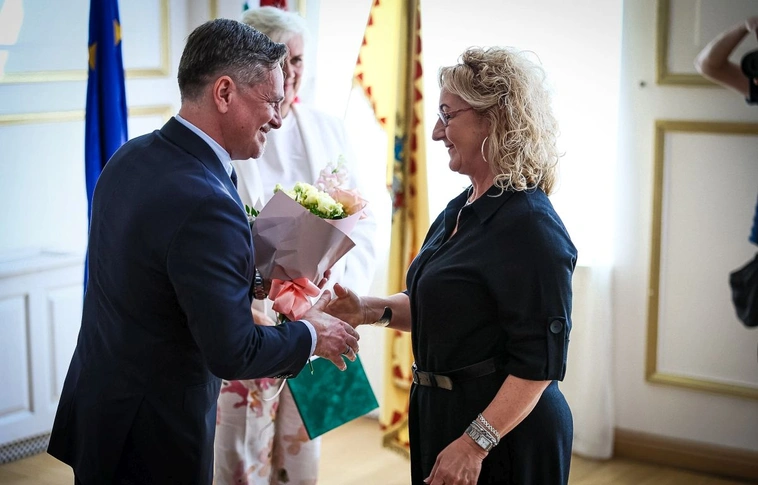 Pedagógus Szolgálati Emlékérem kitüntetések átadása Miskolcon. Fotó: Rogosz Péter