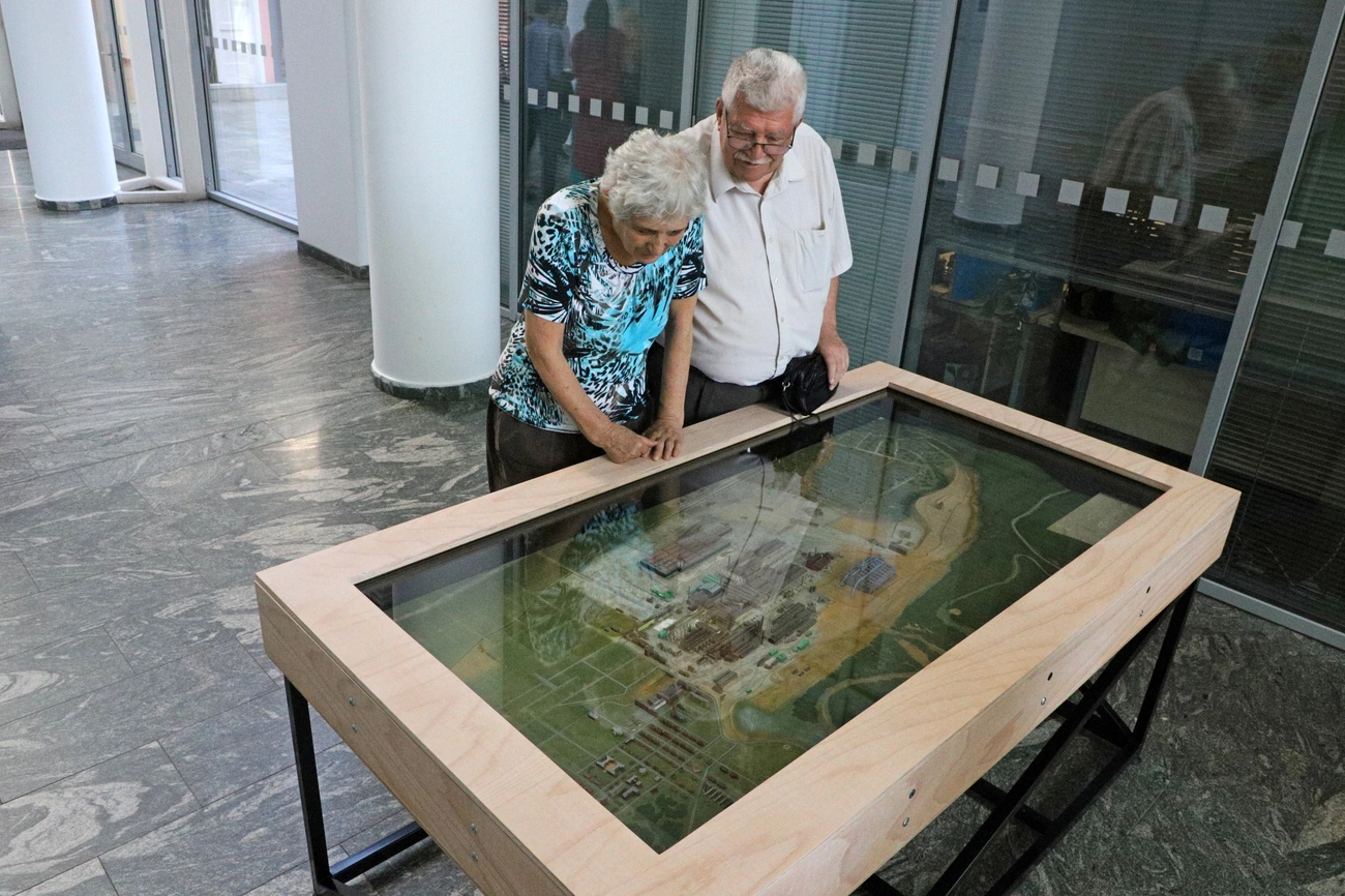 Kohászat 1:2000 makett kiállítása