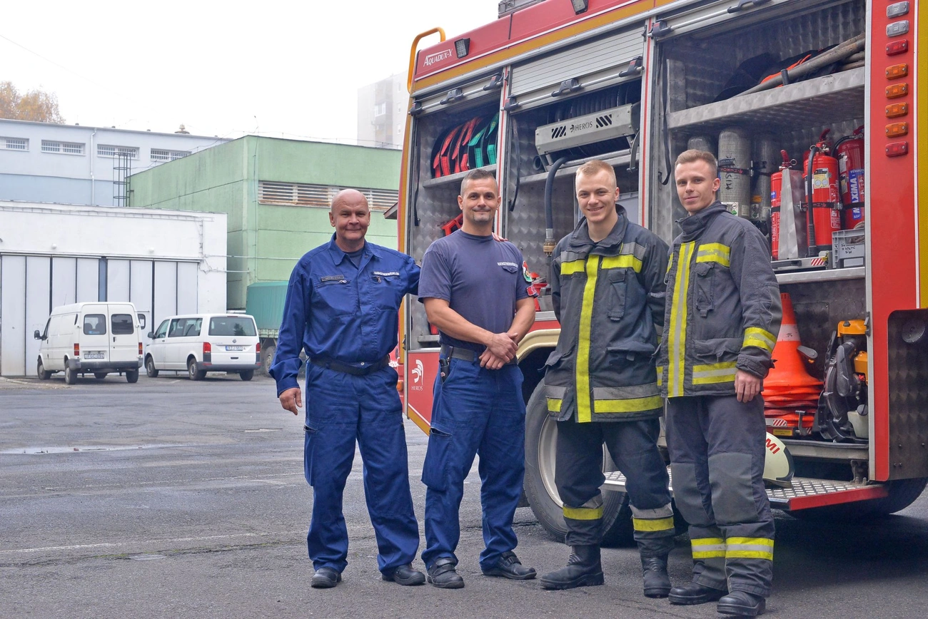 Győri Péter tűzoltó