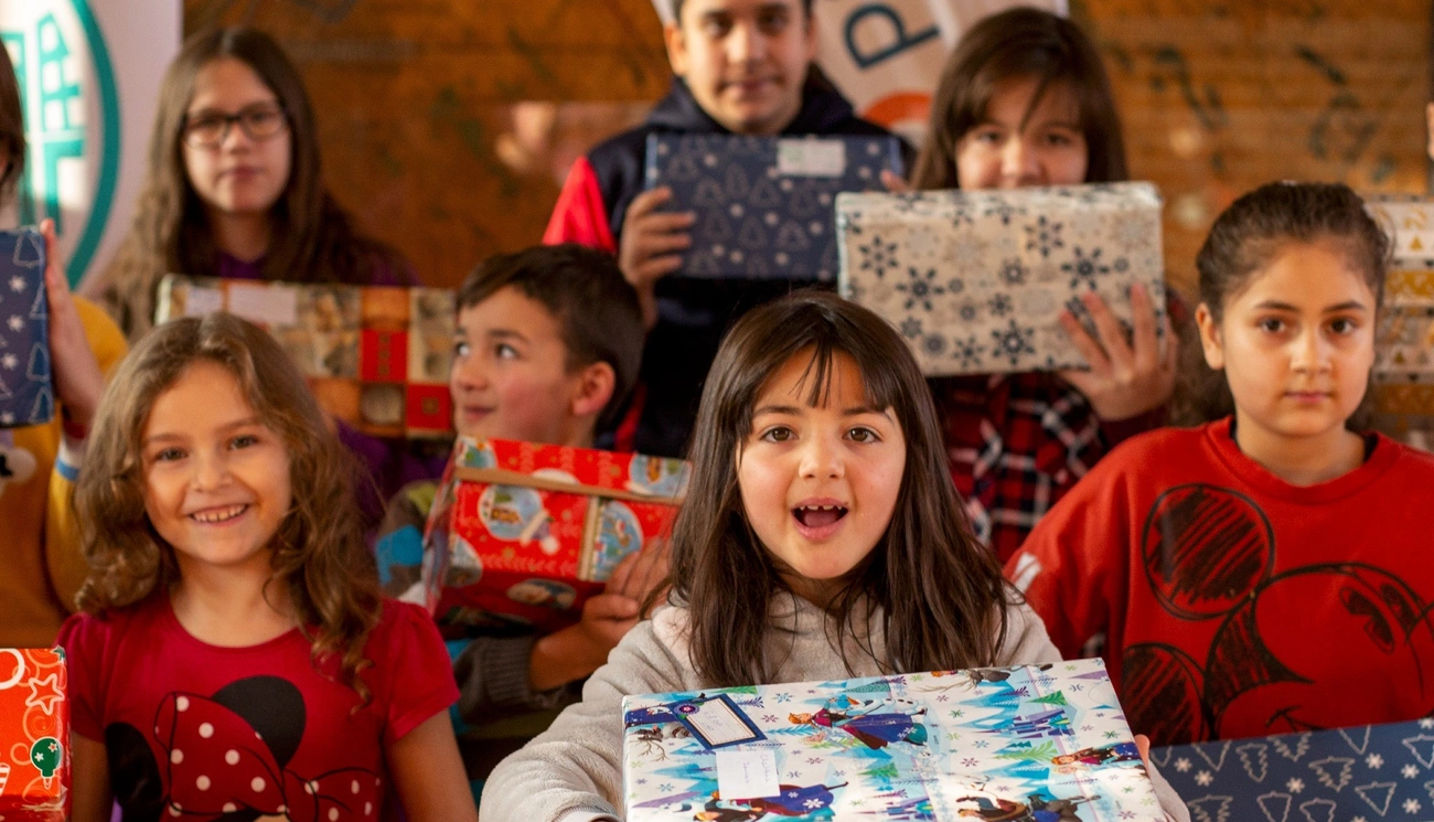 Cipősdoboz Akció. Fotó: Baptista Szeretetszolgálat Facebook