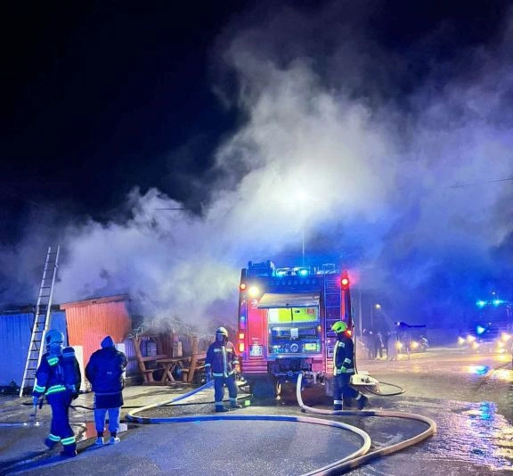 Tűz Ongán. Fotó: Miskolci HTP