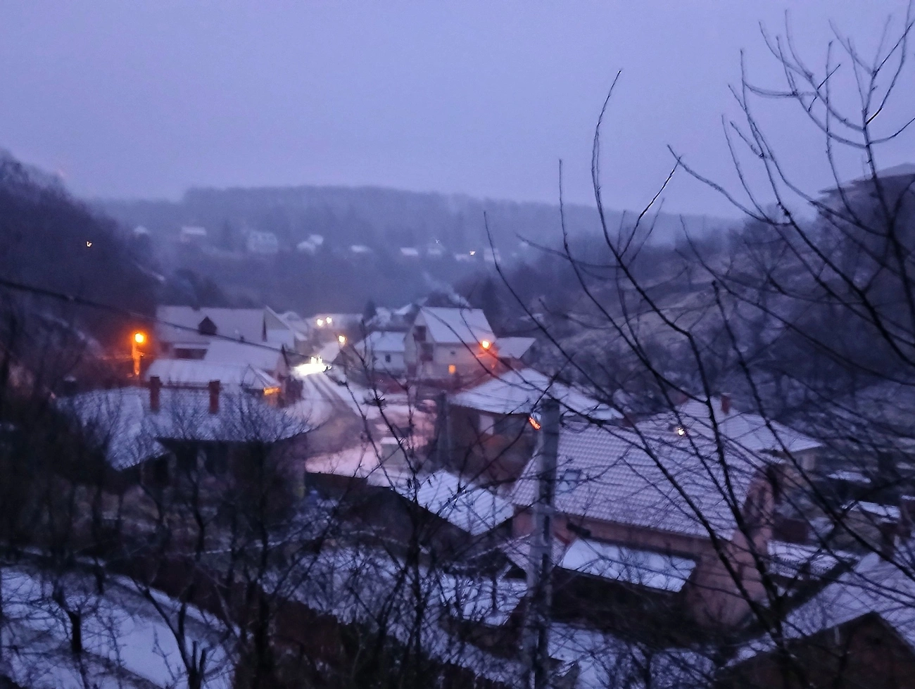 Bükkszentkereszt havazás. Fotó: Nyíriné Tátraszéplaki Judit