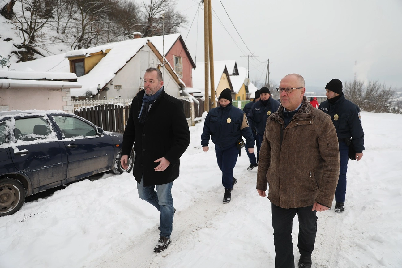 rendészeti ellenőrzés a Hideg soron. Fotók: Juhász Ákos