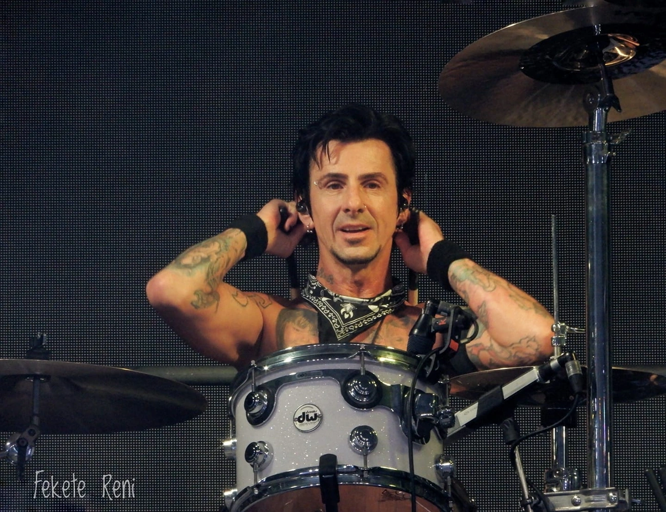 Kiss Endre, a Hooligans dobosa. Fotó: Fekete Reni/ Kiss Endi rajongói oldal Facebook