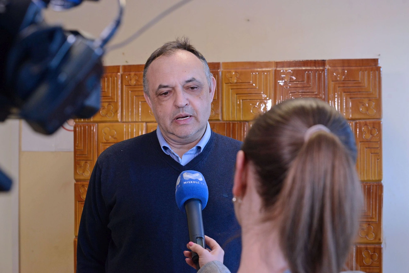 Jakubinyi László, a miskolci Szimbiózis Alapítvány elnöke. Fotó: Osztie Tibor