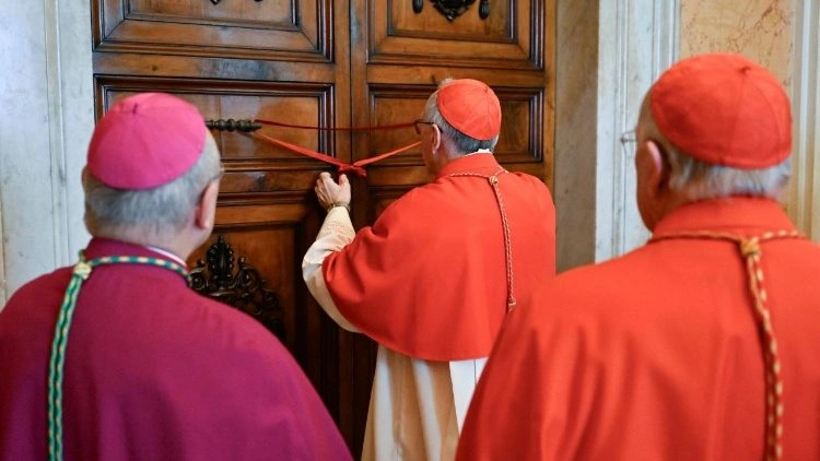 pápai lakosztály lezárása. Fotó: Vatican News