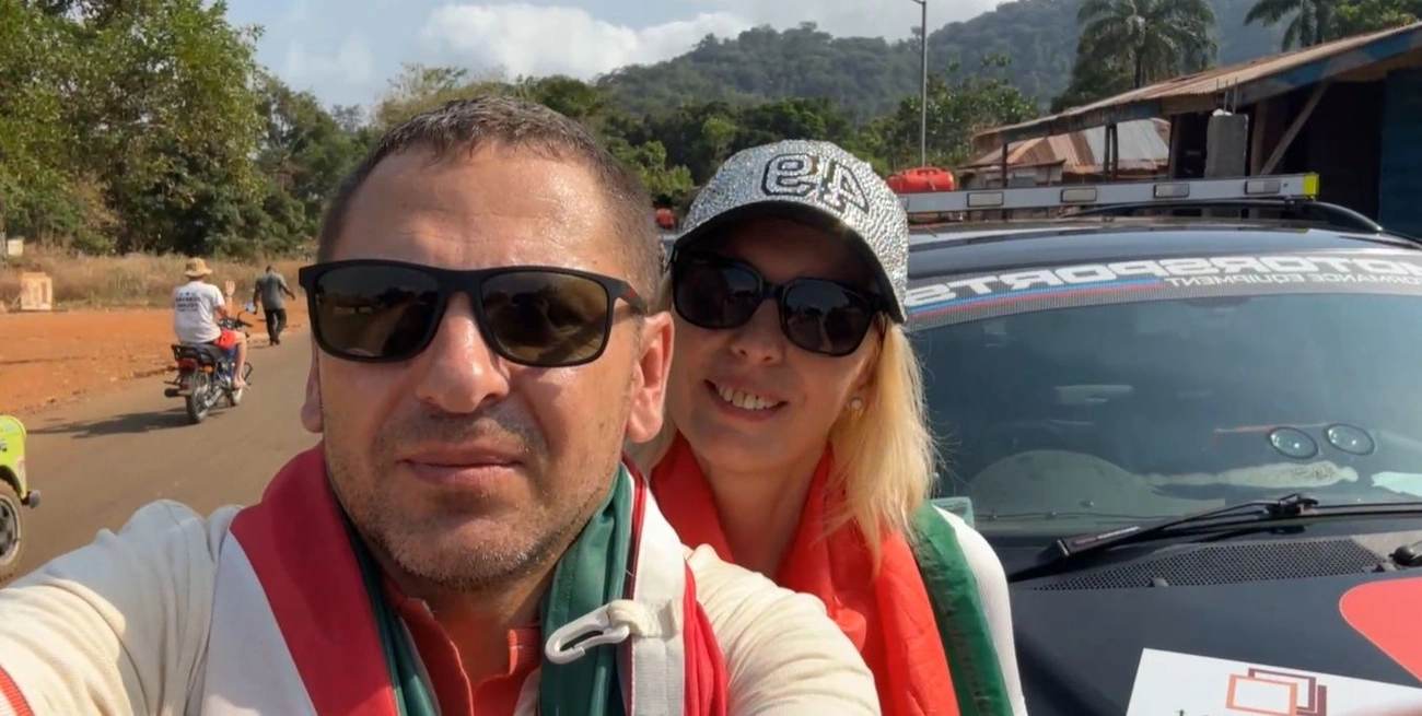 Célegyenesben a miskolci páros. Forrás: Facebook/EXC Team