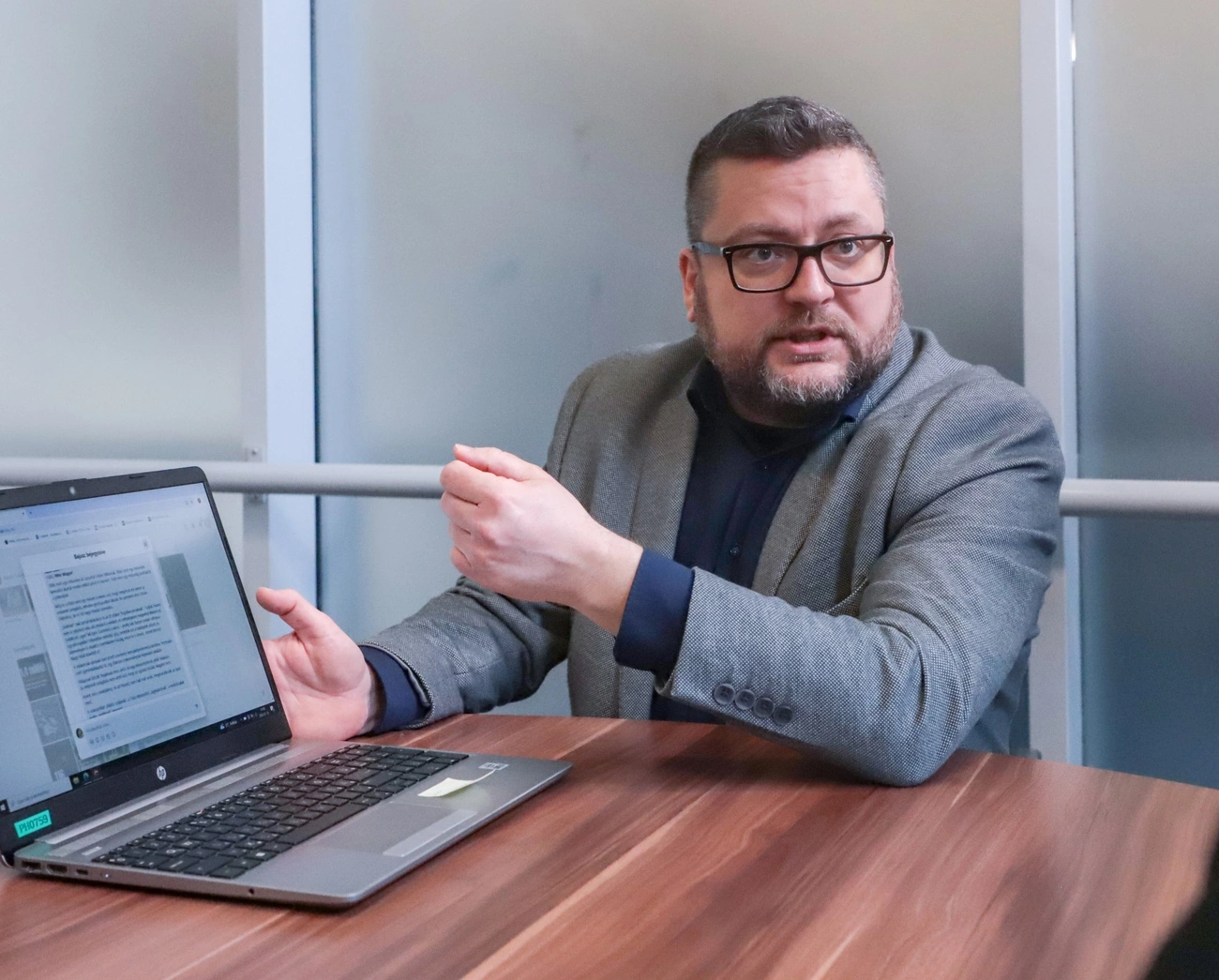 Bajusz Gábor. Fotó: Mocsári László