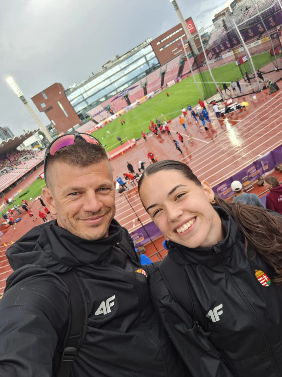 Majkut Gergely és tanítványai, köztük Lalik Petra, hamarosan Tenerifén tréningeznek. Fotó: magánarchívum