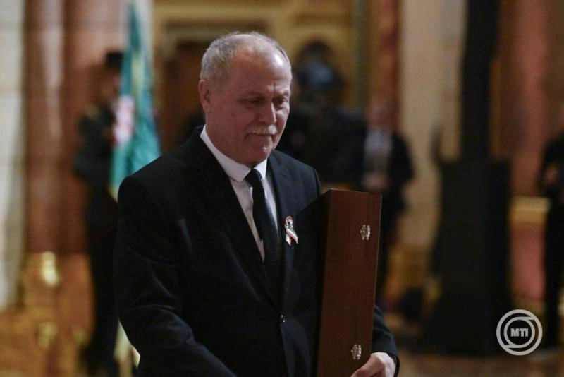 Gáspár Tibor Kossuth-díj. Fotó: MTI