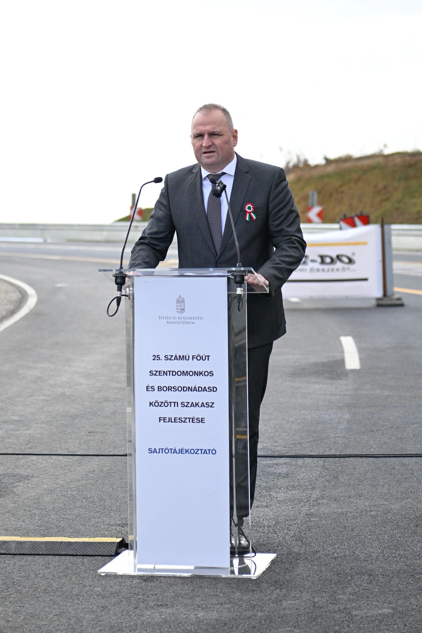 Pánty József. Fotó: Építési és Közlekedési Minisztérium