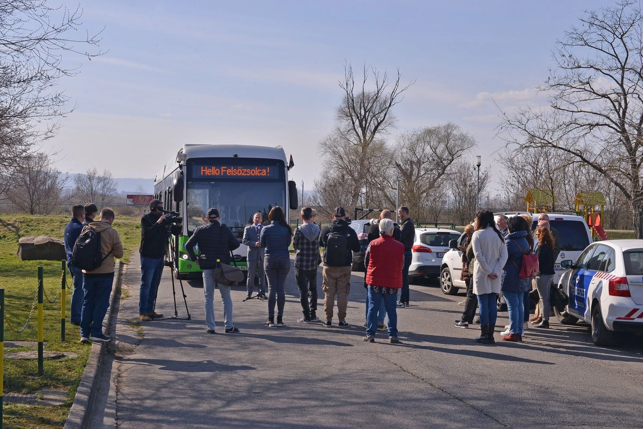 Felsőzsolca BYD busz Fotó: Oszie Tibor