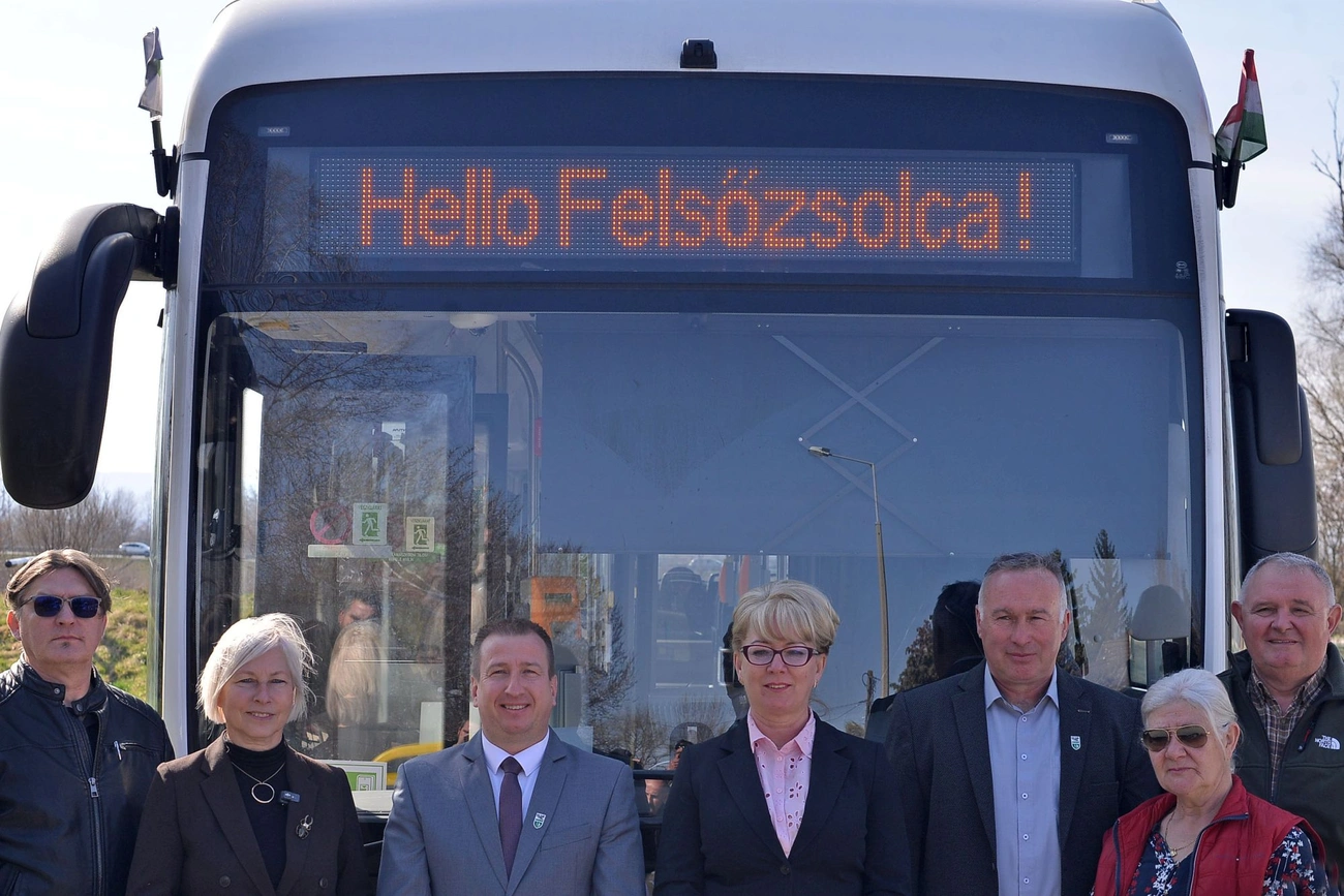 Felsőzsolca BYD busz Fotó: Oszie Tibor