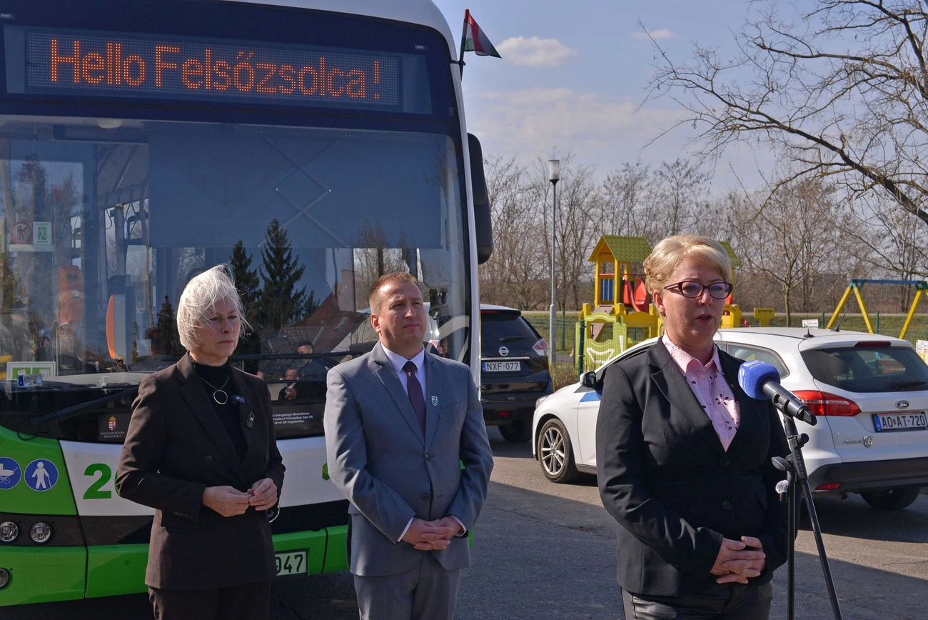 Felsőzsolca BYD busz Fotó: Oszie Tibor