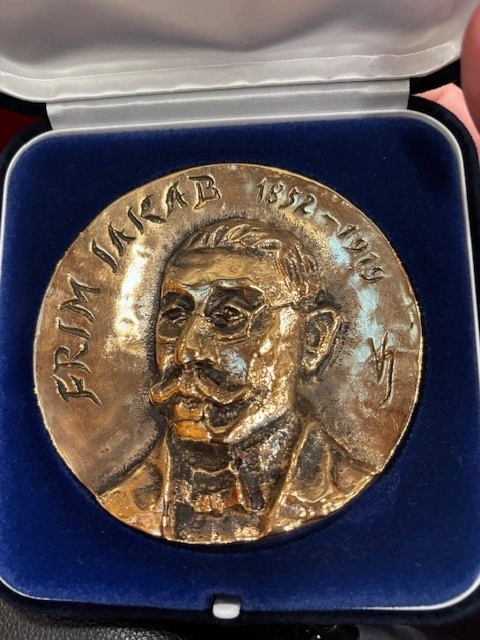 Matiscsák Éva Firm Jakab emlékérem. Fotó: VH