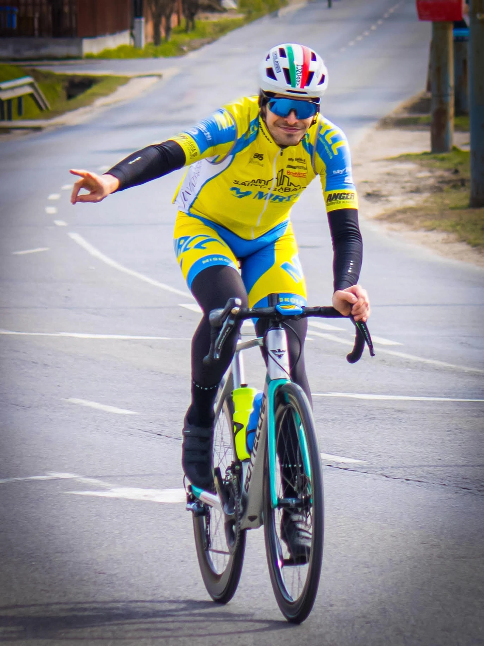 Szendrei Krisztofer kerékpárversenyző. Fotó: magánarchívum