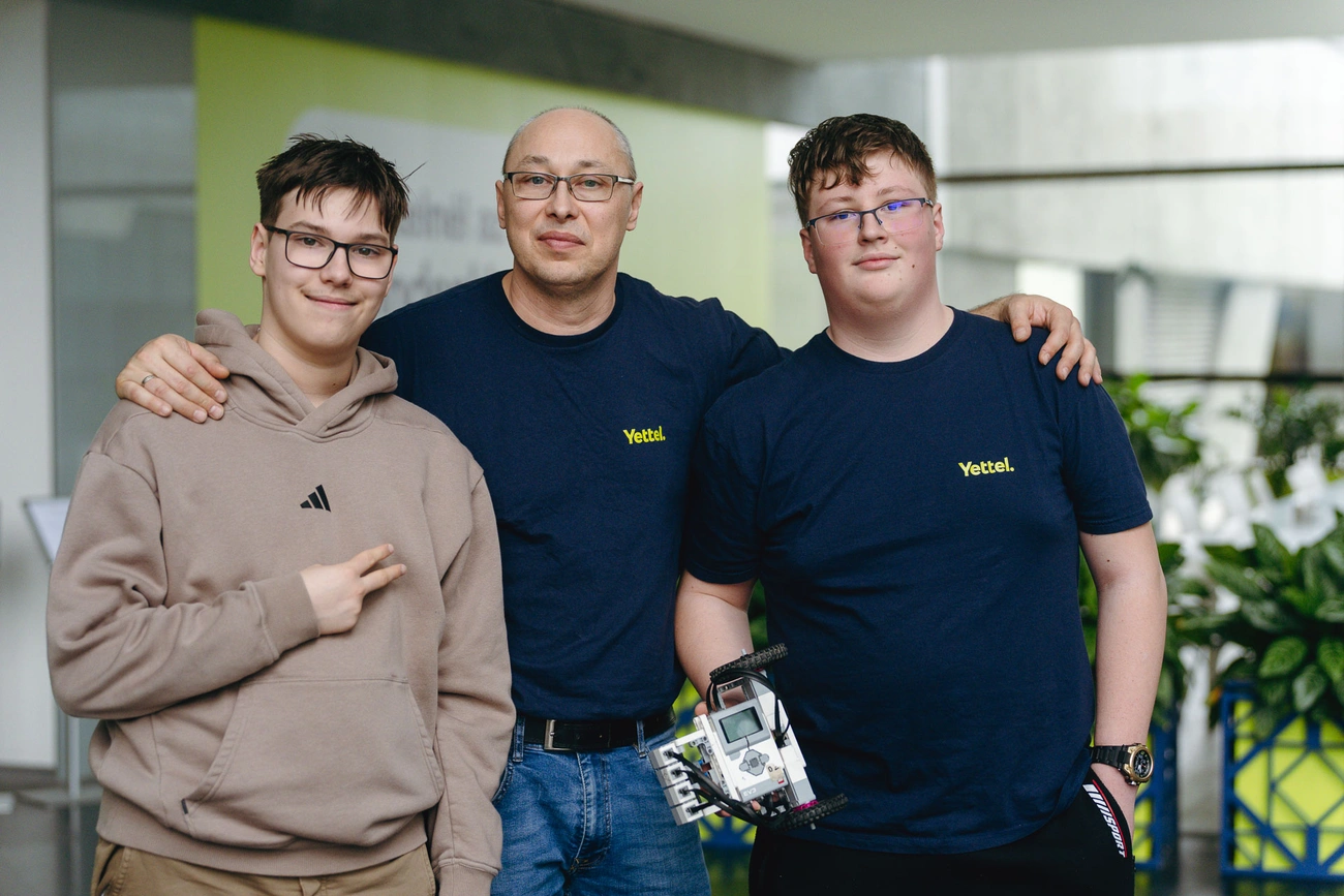 A Kandó robotika csapata. Fotó: magánarchívum