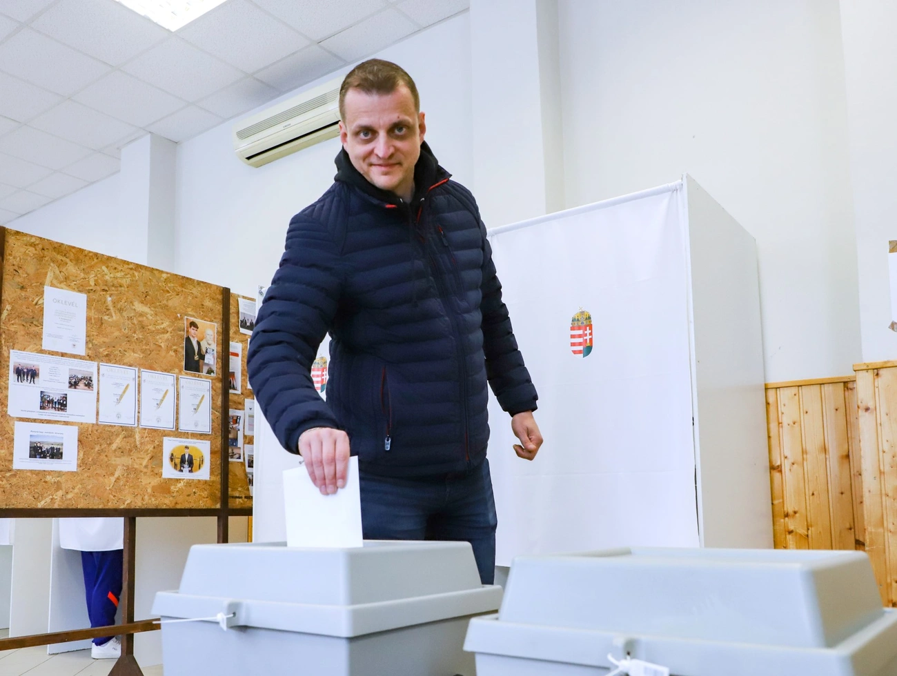 Alakszai Zoltán szavaz választás 2026. Fotó: Mocsári László