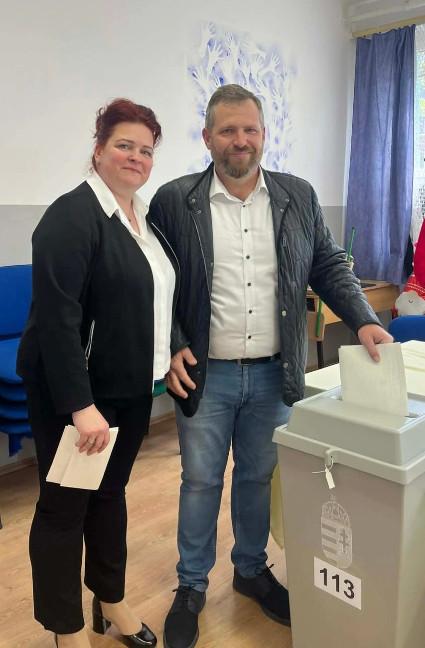 választás 2026 Dohány András és felesége
