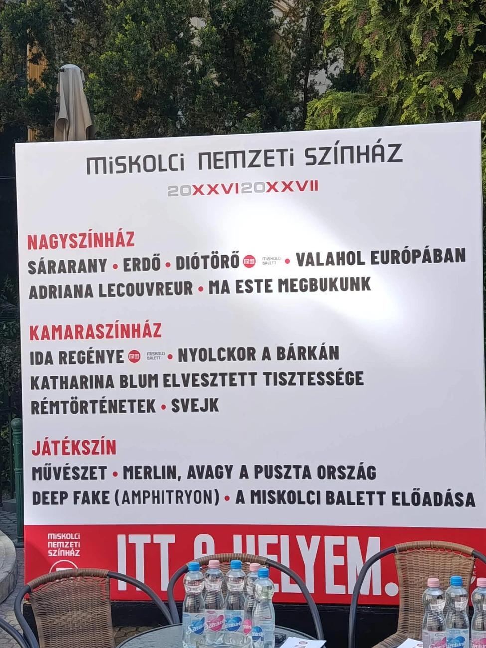 Miskolci Nemzeti Színház 2026/2027 évadhirdető 