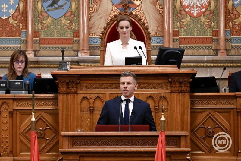 Magyar Péter miniszterelnök. Fotó: MTI