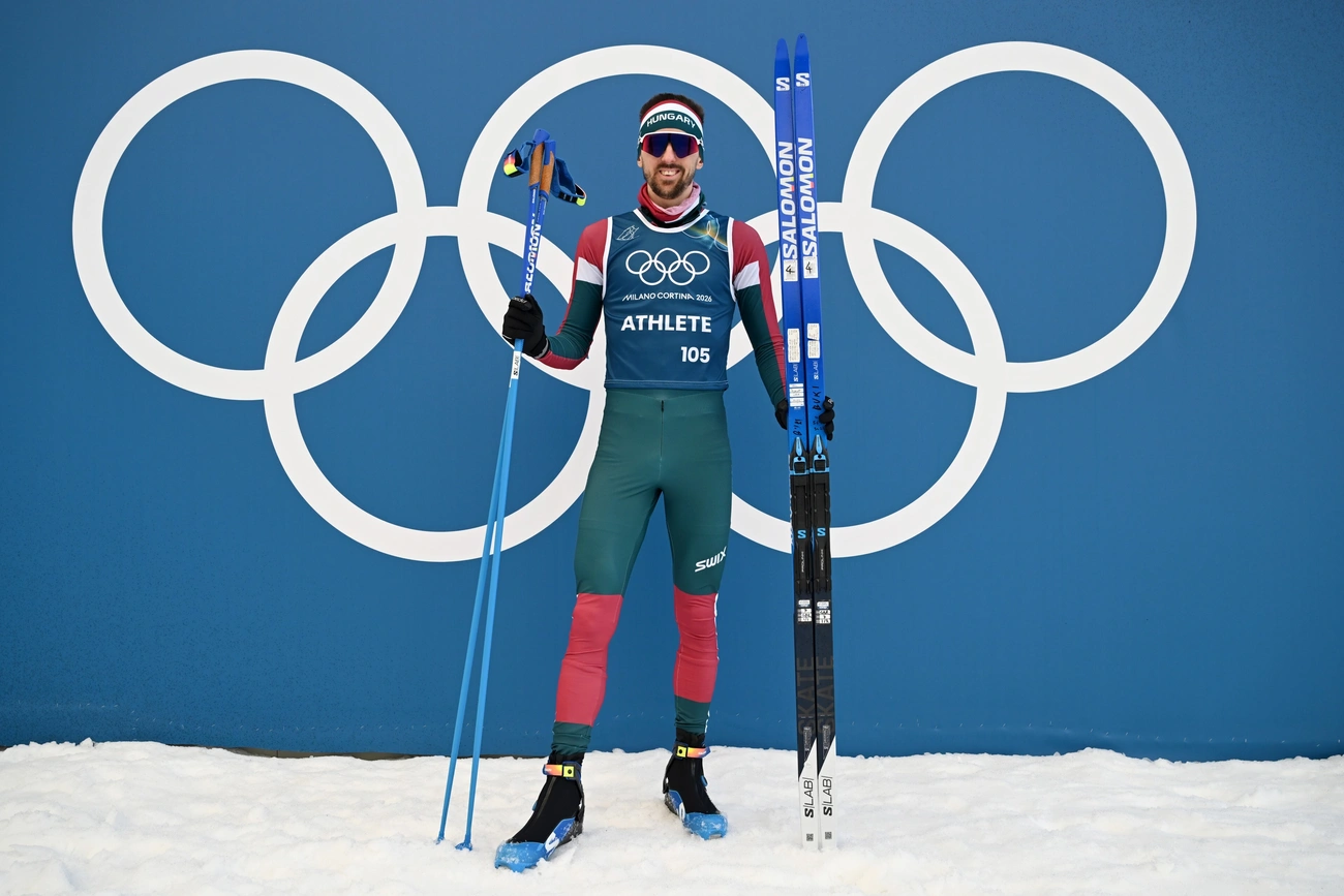 Büki Ádám sífutó olimpikon. Fotó: MOB Média