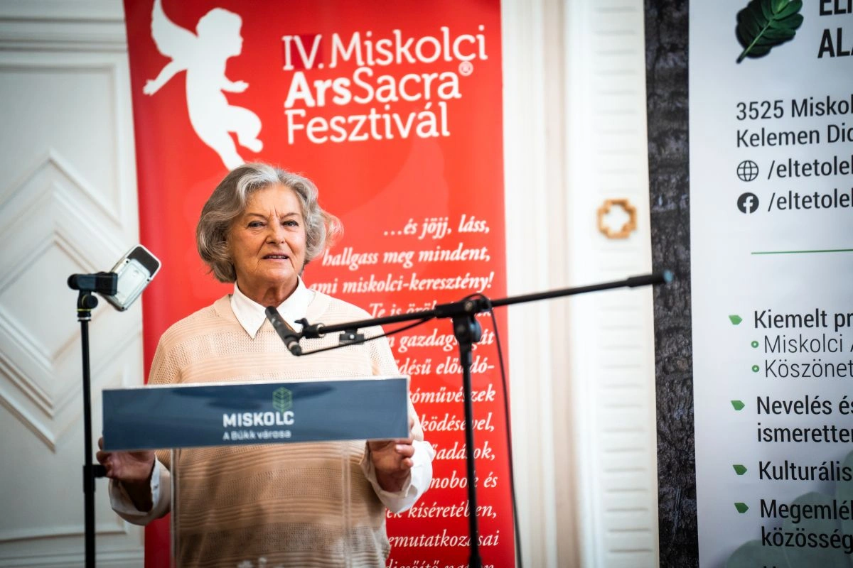 Dr. Várhelyi Krisztina, a Miskolci Ars Sacra Fesztivál főszervezője