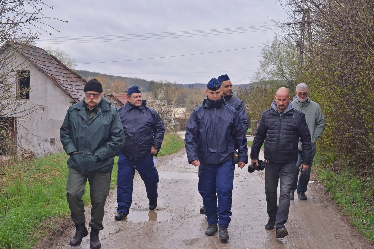 kiemelt rendészeti ellenőrzés Lyukóban. Fotó: Osztie Tibor