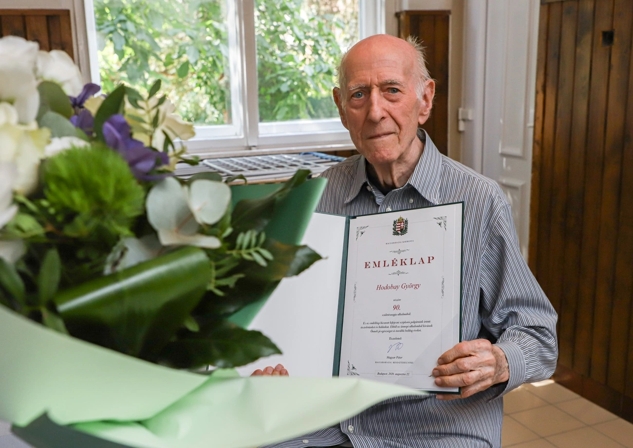 Hodobay György 90 éves. Fotó: Mocsári László
