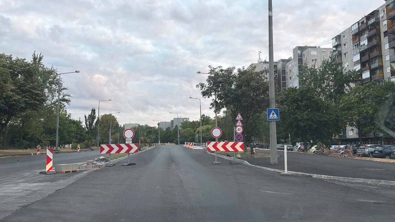 Közlekedési információ. Fotó: Miskolci Városgazda Facebook
