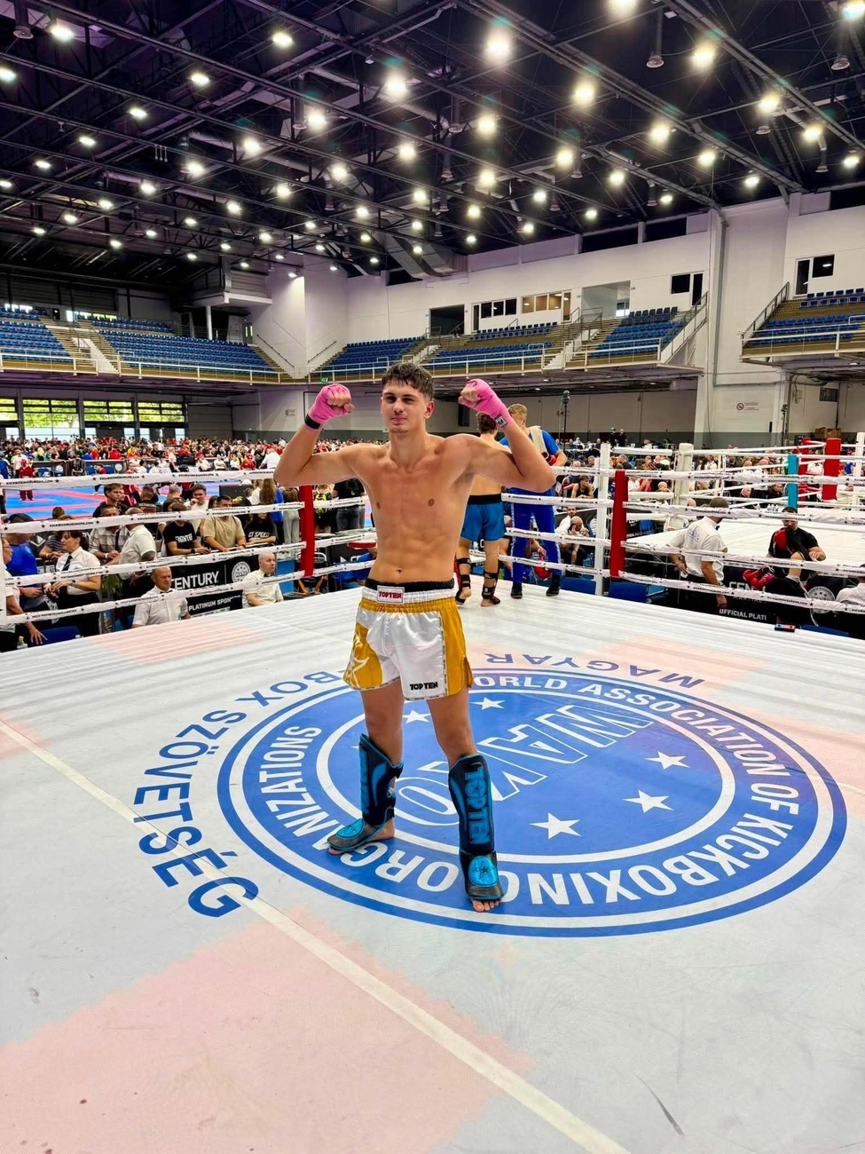Gergely Lajos a BOK-csarnokban. Fotó: magánarchívum