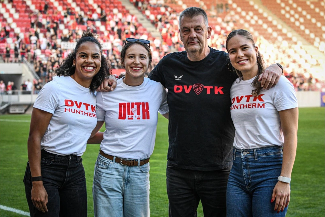 Aho Nina (balról), Guzi Blanka (balról a második) és Kányási Veronika is sportfesztivál vendége lesz. Fotó: DVTK