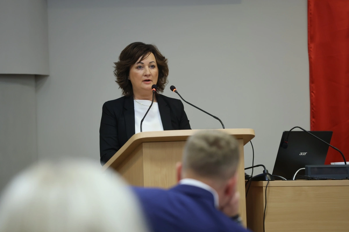 Szécsényi Marianna a közgyűlésen. Fotó: Juhász Ákos