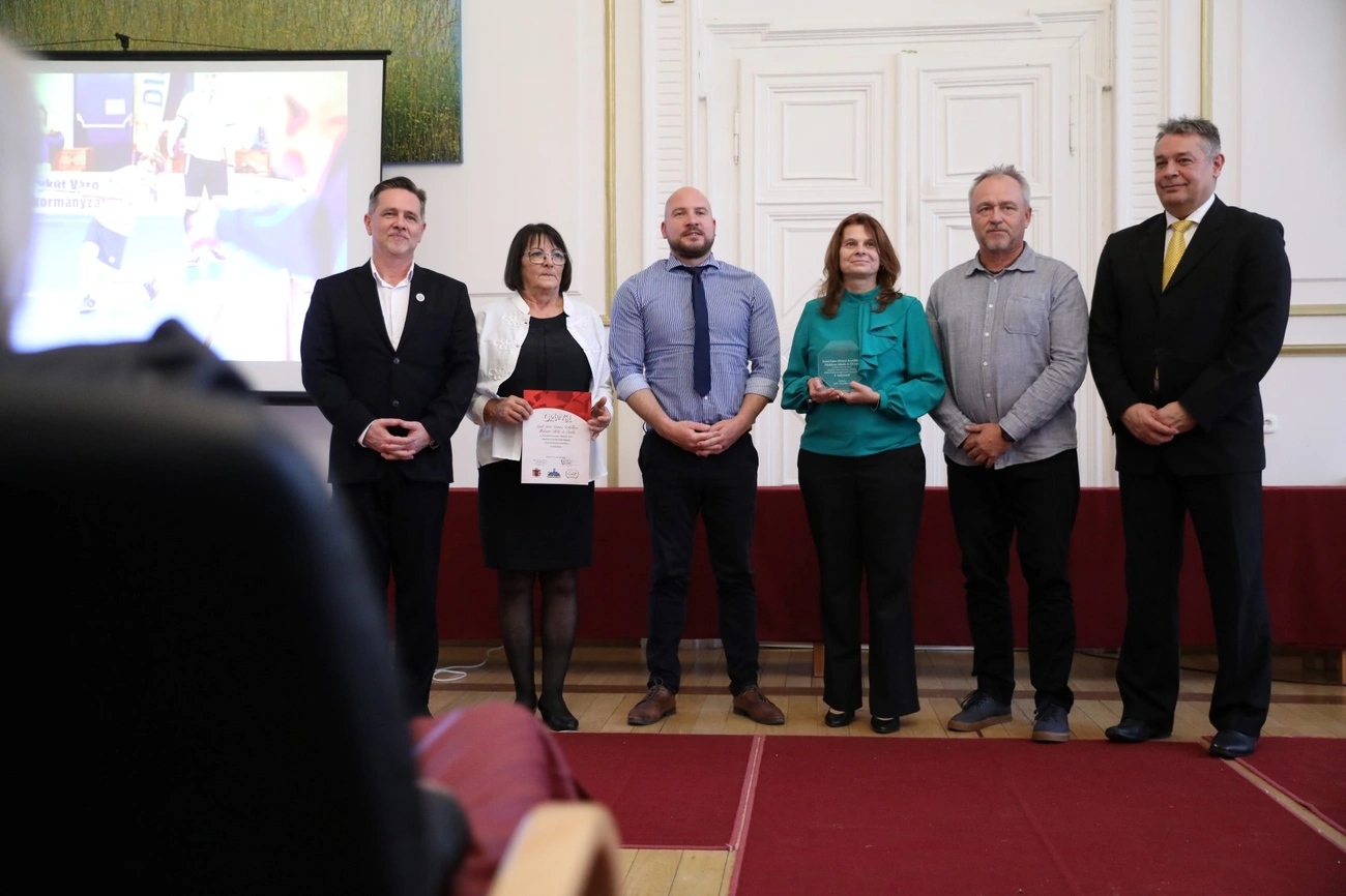 Miskolci Diáksport Szövetség díjátadó ünnepsége a városházán