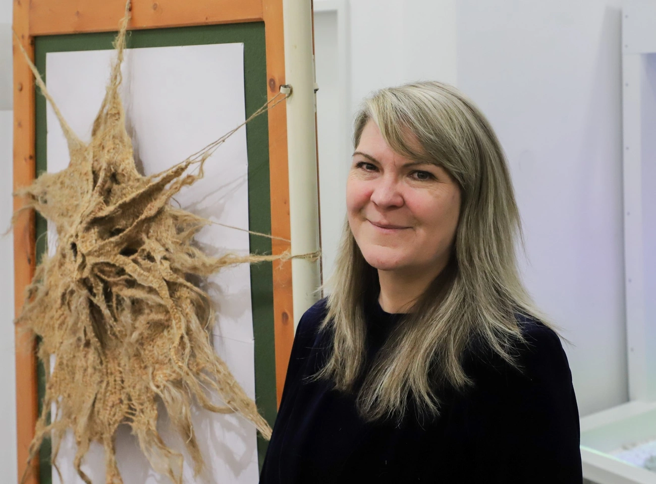 Kiss Gabriella Organikus szövet című kiállításának megnyitója